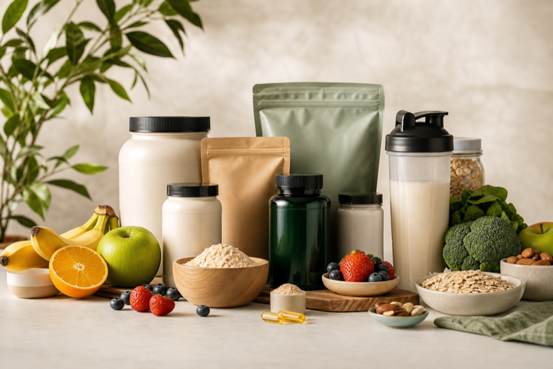 Produtos saudáveis de marcas parceiras